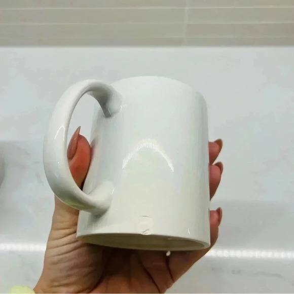 Be Still Floral White Graphic Coffee Mug - Picture 3 of 4